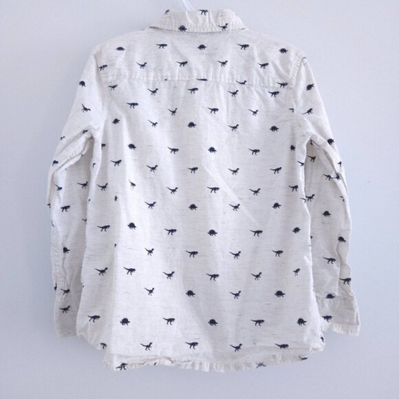Gymboree Dinosaur Print Button Up Shirt Size 56 - Picture 2 of 9